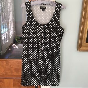 90’s Rare vintage denim heart print dress perfect condition